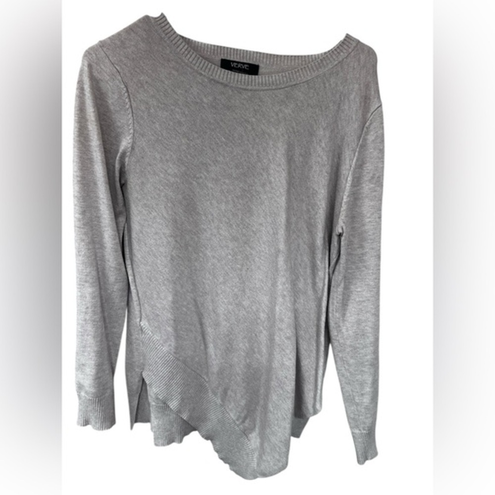 Verve Ami Light Gray Women's Long Sleeve Top